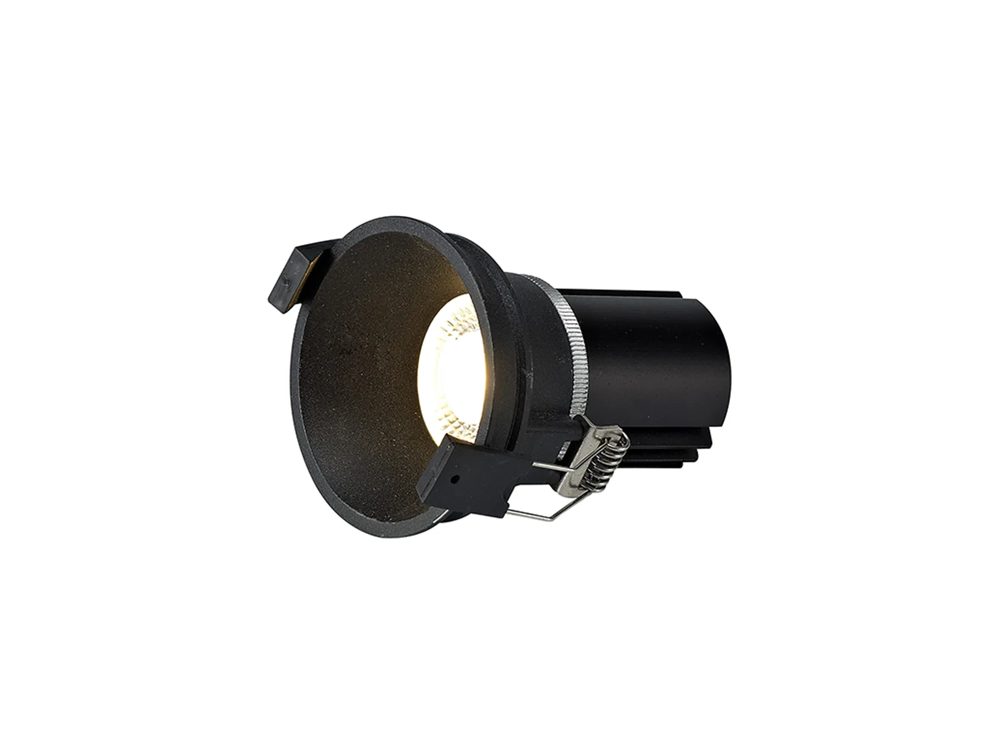 Bania 12 Powered by Tridonic  12W 4000K 1200lm 24° CRI>90 LED Engine; 350mA Black Fixed Recessed Spotlight; IP20